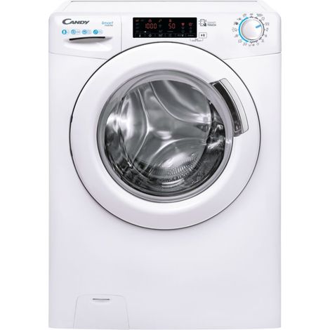 Candy – Lave-linge frontal 8kg 1200 tr/min – Classe A – Pose libre – 16 programmes – Connectivité NFC – Dimensions 60x52x85 cm – Blanc