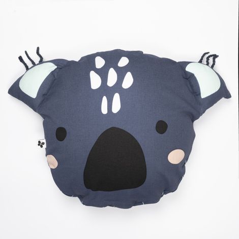Coussin déco déhoussable réversible gamme "Minots" 100% Coton - Z'animaux - - (1/3)