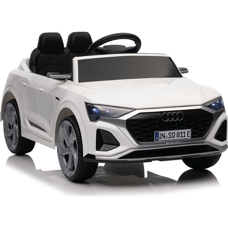 Macchina Elettrica per Bambini Licenza Ufficiale Audi SQ8 12V 4,5Ah Bianco