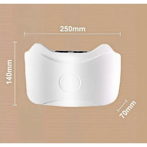 HONORNIC - Appareil de massage abdominal électrique sans fil pour brûler les graisses et faciliter la digestion, avec 4 modes de massage