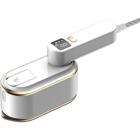 Défroisseur vapeur portable mini de voyage pour vêtements - 1200 watts, chauffe rapide en 10 secondes - avec affichage numérique (1/4)