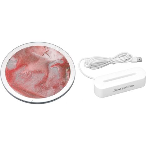 de table décorative à sable mouvant branchement USB
