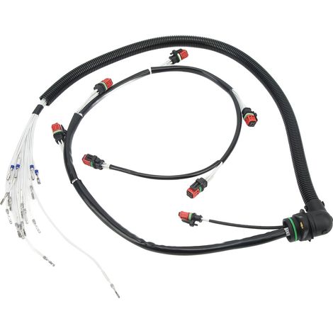 Tbest Motoreinspritzdüsen-Kabelbaum, Motoreinspritzdüsen-Kabelbaum 22347607, Hochleistungsersatz für FM FH LKW