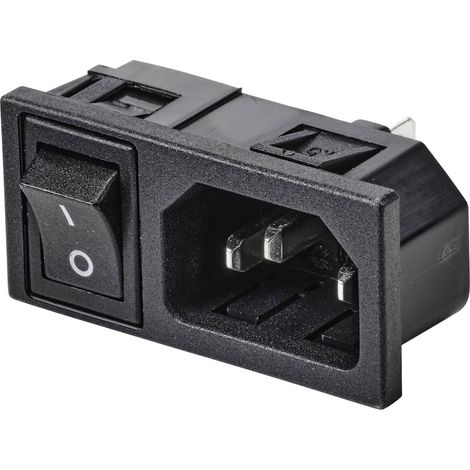 TRU COMPONENTS TC-10088392 Connectique pour appareils réfrigérants C14 embase mâle verticale Nombre (1/3)