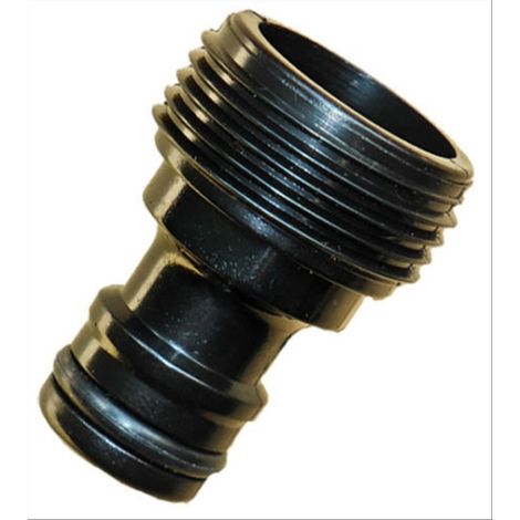 Rubinetto da giardino in plastica tubo adattatore connettore maschio filettatura 3/4" bsp abs