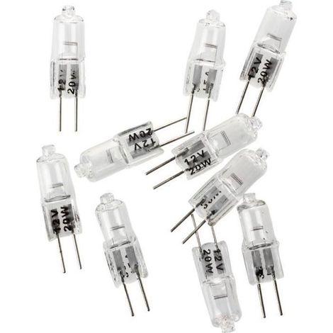 10X G4 halogene Blanc Chaud haut lumens ampoule Lampe Spot 20W 12v CAPSULE JC (1/4)
