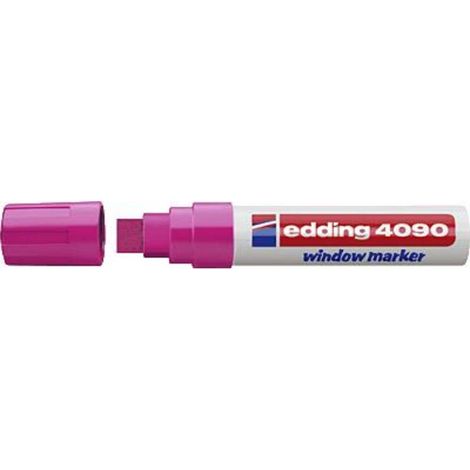 Edding 4090 4-4090069 Marcatore a gesso Rosa Neon 4 mm, 15 mm