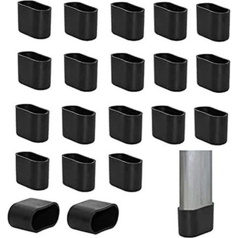 Set mit 20 Stuhlbeinkappen, Schutzkappen für Stuhlbeine, Bodenschoner, Beinkappen für Gartenstühle (1/4)