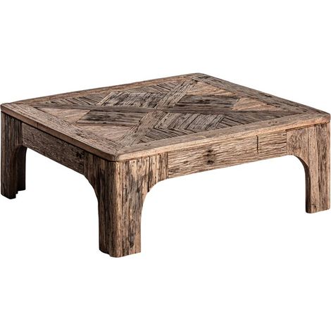 Table basse bois recyclé Capucine (1/5)