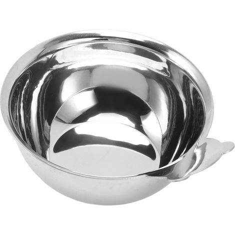 Bol en Acier Inoxydable 304 Empilable Économiseur d'Espace en Forme d'Ours pour Cuisine et Pâtisserie, 10CM