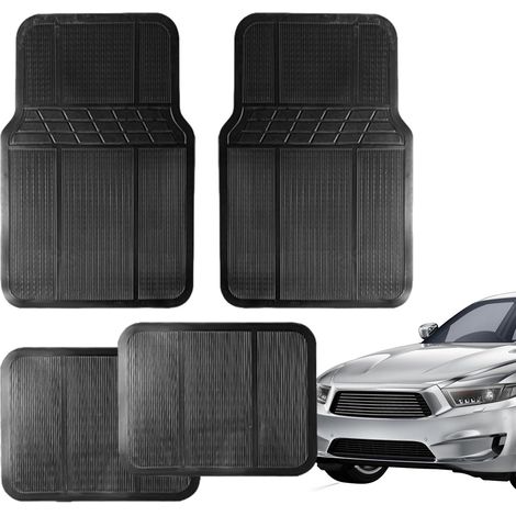 Tapis de Sol de Voiture pour Toutes Les Conditions météorologiques, Housse de Tapis de Voiture imperméable, Housse de Moquette Design intégrée pour réduire Le Bruit, Accessoires intérieurs de Voiture (1/5)