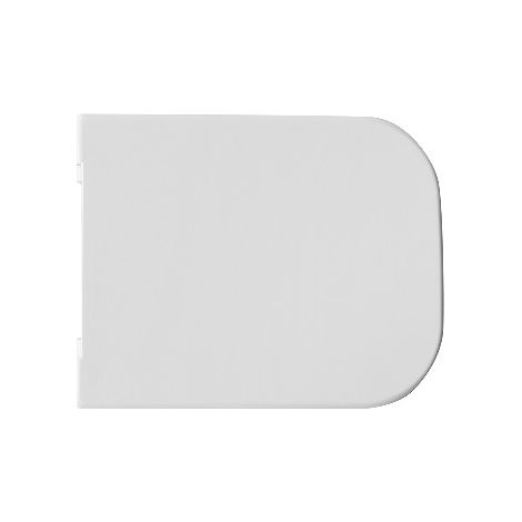 Sedile wc coprivaso D313 universale in termoindurente 43,3 x 34,9 cm copriwater bianco con cerniere regolabili ad espansione (1/4)
