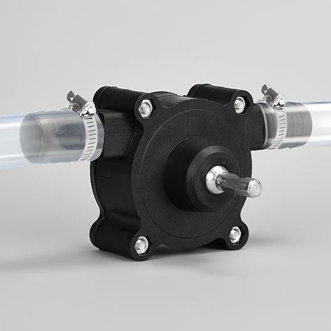 Pompe à eau sans fil alimentée par perceuse — Une pompe compacte avec raccords, adaptée aux usages de jardinage et agricoles. (1/5)