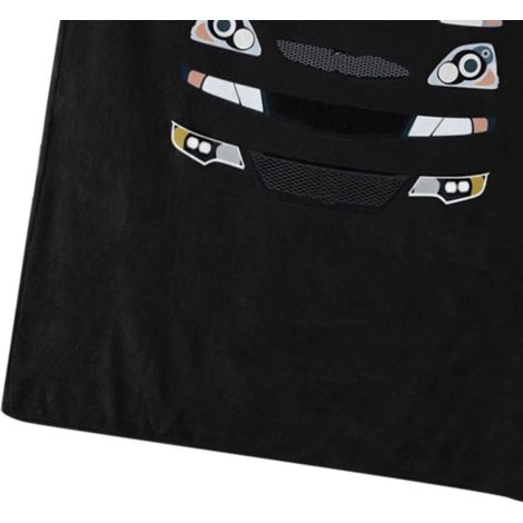 Maßgefertigte weiße Abdeckung mit Honda BL885-5 Emblem, 140 x 200 cm (1/5)