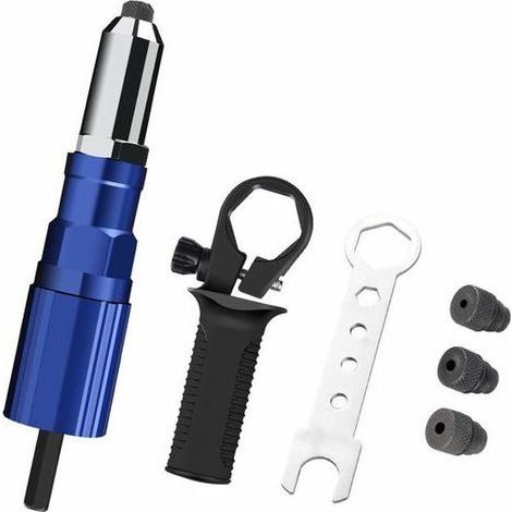 Pistolet à rivets électrique 2.44.8mm Rivet écrou pistolet adaptateur de foret outil de rivetage écrou tirer rivet outil (1/5)