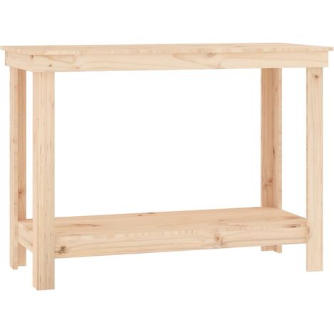 Banc de travail 110x50x80 cm Bois de pin massif (1/5)