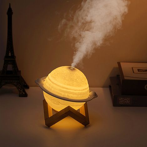 Lampe Humidificateur USB avec Brume et Veilleuse LED pour Chambre - Nouveau Modèle (1/5)