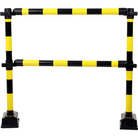 Barrière Express 2 lisses 1m Jaune/Noir - 2001205 (1/2)