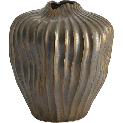 Vaso color bronzo in ceramica raffinato Light & Living Vechhia (1/4)