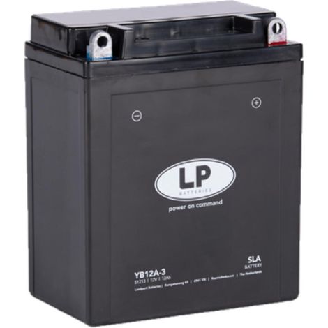 Batterie AGM SLA 12V 12Ah für Motorrad Startbatterie MS LB12A-3