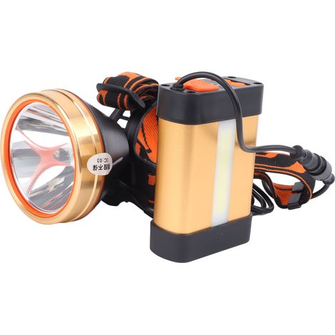 Lampe Frontale Rechargeable USB, Puissante et Imperméable pour Randonnée, Jogging, Cyclisme - Léger et Confortable (1/5)