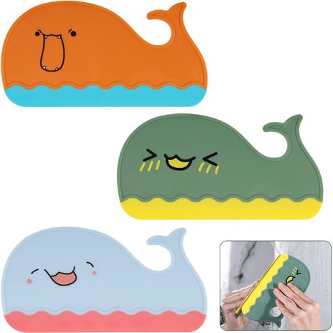 Grattoir en silicone pour douche - Petit grattoir à glace - Grattoir pour vitres de douche, A (1/5)