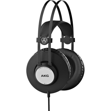 AKG K72 Cuffie Cablato a Padiglione MUSICA Nero Bianco (1/5)