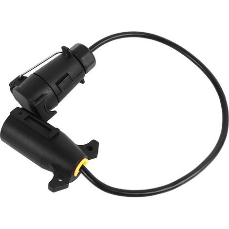 Sichere, zuverlässige und langlebige 7-polige Anhängerstecker-Adapter, doppelseitig, US-Stecker auf EU-Stecker für Kfz-Steckdosen (1/5)