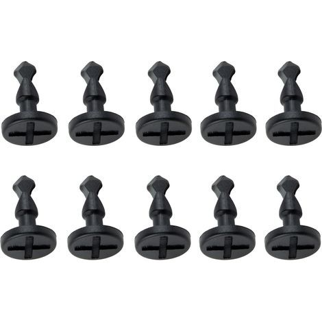 95557271000 Packung mit 10 Schraubclips für die Motorraumverkleidung Porsche Cayenne 2003-2006 2008-2010 (1/3)