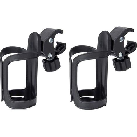 Porte-bouteille sans vis, porte-gobelet rotatif à 360° pour vélo, poussette et moto (lot de 2) (1/5)
