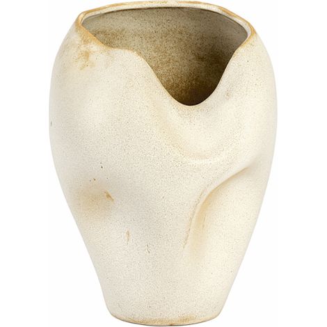 Vaso bianco in ceramica raffinato Light & Living Azura (1/3)