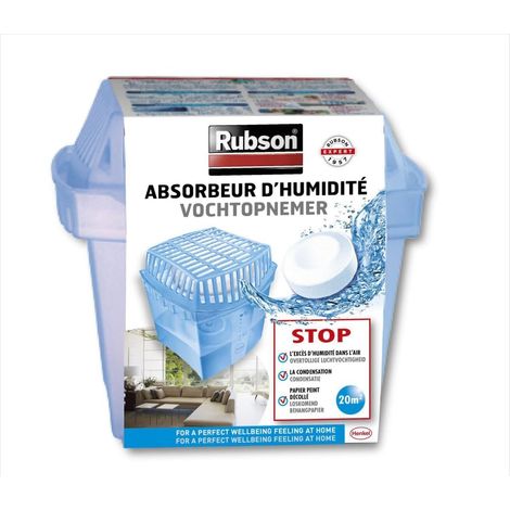 absorbeur d'humidité "Basic" pour pièce de 20 m² - contient une recharge (1/5)