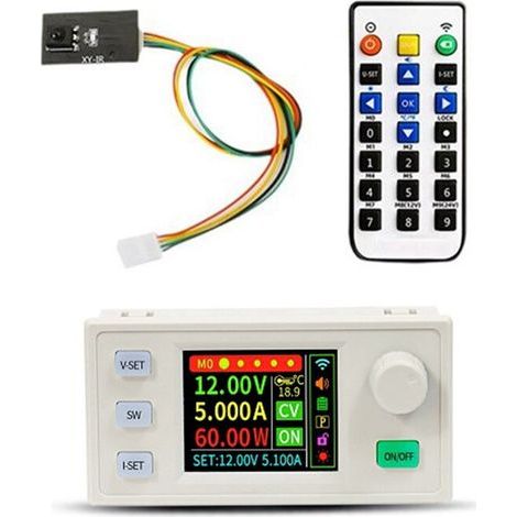 Kit D'Alimentation Régulée CC Réglable SK60S + IR, Tension Constante, Courant Constant, Module Abaisseur 5 A, 60 W