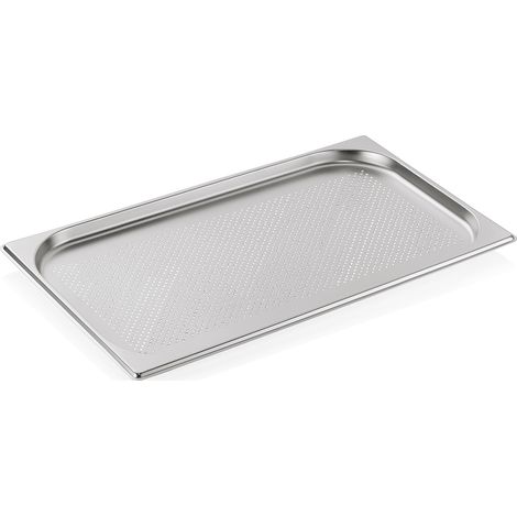 Bac GN 1/1 Inox Perforé 2,5 L P 20 mm - Was Germany