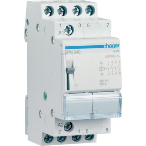 Hager EPN540 Interruttore a distanza 16A 230V AC 110V DC (1/5)