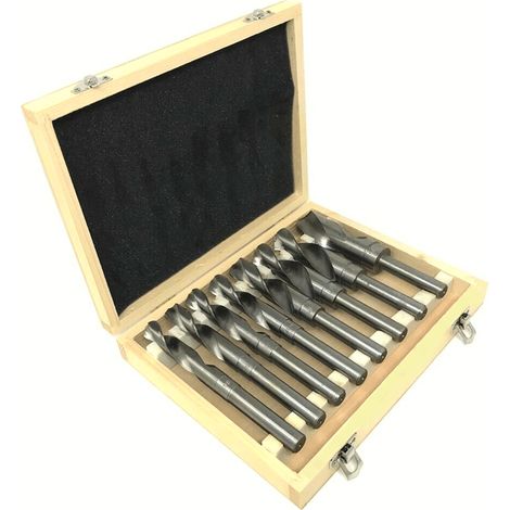 PUNTE TRAPANO 8pz PER FERRO HSS 14 25MM RIDOTTE METALLO ACCIAIO PUNTA CASSETTA S