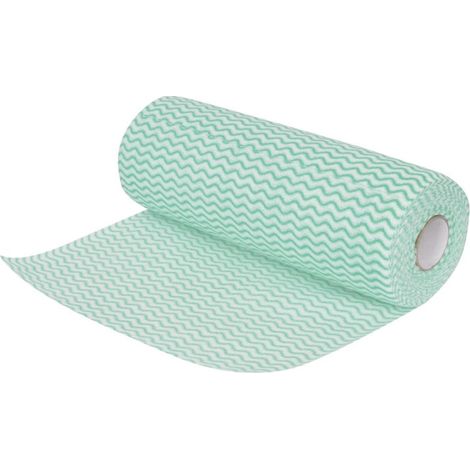 Chiffons non tissés verts (rouleau de 100 chiffons) - JANTEX (1/5)