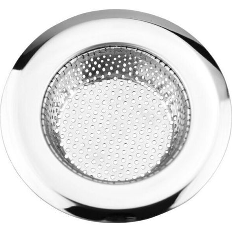 Crépine d'évier en acier inoxydable de 11,5 cm de diamètre. Crépine d'évier durable, idéale pour les éviers, les cuisines, les salles de bains et les lavabos.