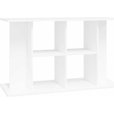 Support pour aquarium blanc 100x40x60 cm bois d'ingénierie