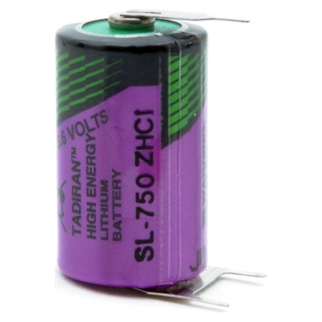 Tadiran - Pile lithium SL-750/PT 1/2AA 3.6V 1.1Ah 3PFR