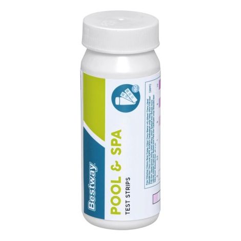 Bestway 50 Bandelettes Test 3 en 1 chlore, PH et alcalinité (1/5)