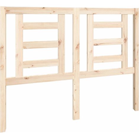 Maison Exclusive - Cabecero de cama madera maciza de pino 126x4x1 (1/5)