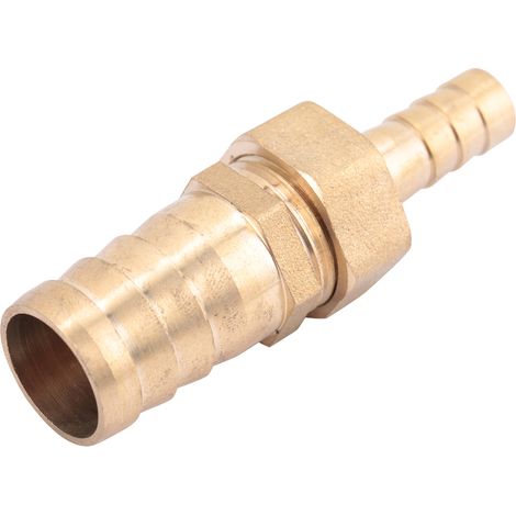 Raccord en laiton pour tuyau, réducteur à embout cannelé, connecteur de réduction (10 mm - 25 mm) (1/5)