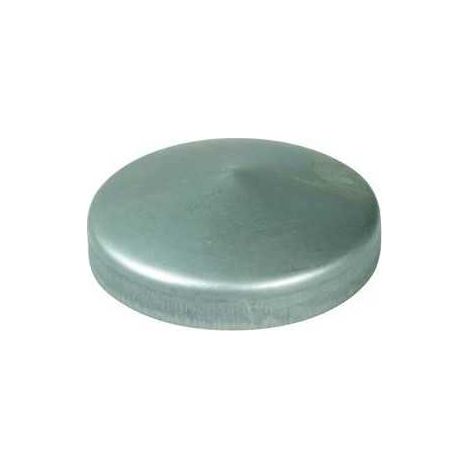 Vigor – Housse de protection pour pilastre en acier zingué – Épaisseur 1,5 mm – Diamètre 60 mm – Anneaux ronds pour fixation rapide (1/2)