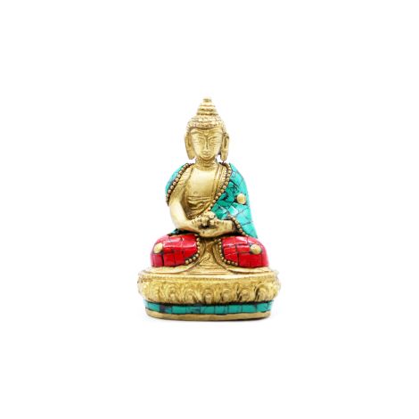 Figurine Bouddha en Laiton - Amitabha - 9,5 cm- Vendu par 1 (1/4)
