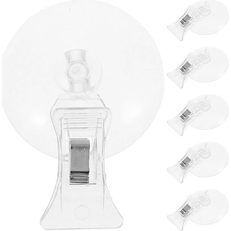 Hemobllo Lot de 6 ventouses transparentes pour signalétique (1/5)