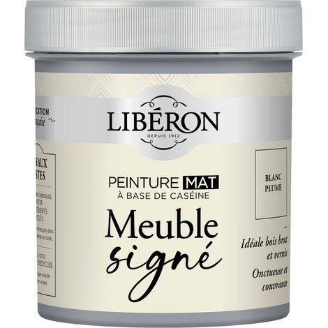 Peinture meuble à base de caséine LIBERON Blanc plume mat 500 ML