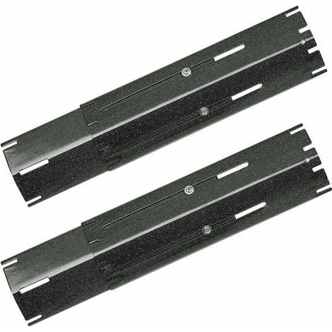 29,9 x 53,9 cm Verstellbare, porzellanemaillierte Grillplatten für Charbroil, Nexgrill, Landmann, Brinkman, Backyard Gasgrills und Flavor Bar, 2er-Set (1/4)