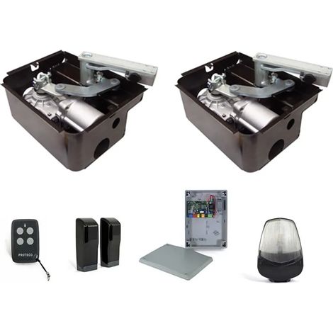 Kit cancello interrato Proteco completo di cassa 230 volt SHARK