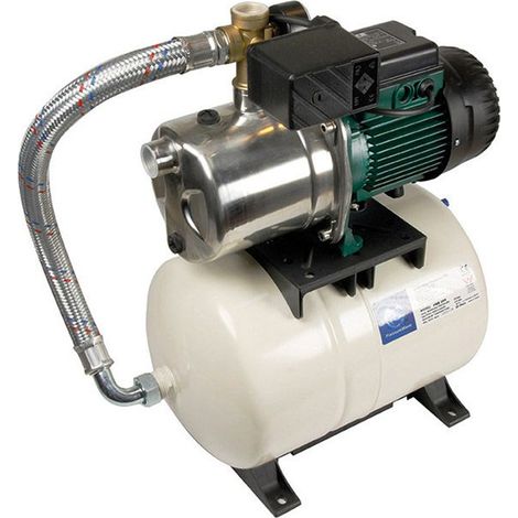 Pompe surpresseur DAB Aquajet-Inox 102 M – Débit 3600L/h – Hauteur de refoulement 54m – Réservoir 20L – Acier inoxydable durable